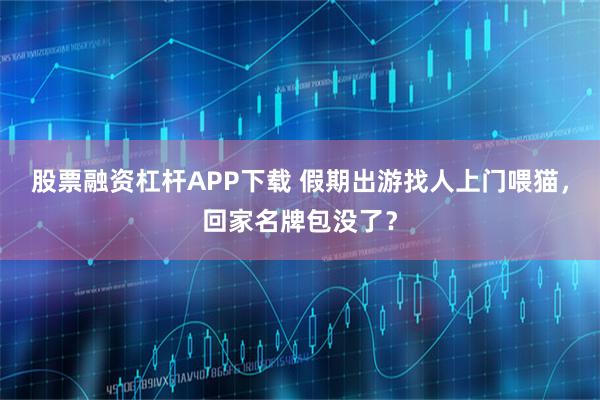 股票融资杠杆APP下载 假期出游找人上门喂猫，回家名牌包没了？
